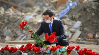 İsrailin Azərbaycandakı səfiri Gəncədə  - FOTO