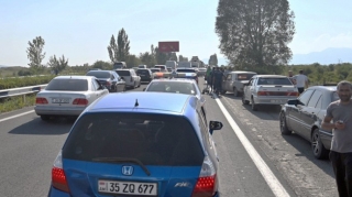 Kəndlilər etiraz aksiyası keçirib