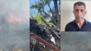 Xankəndi şəhərində yanğın törədən şəxs həbs edildi - FOTO