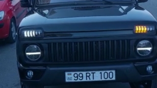 Binəqədi DYP "qabağı göydə" olan "Niva"nı duracağa belə apardı  - VİDEO