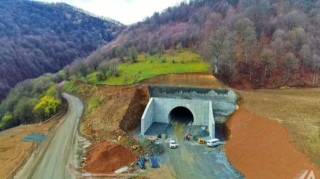 Dünyanın ən böyük tunellərindən birinin MÖHTƏŞƏM GÖRÜNTÜLƏRİ   - VİDEO