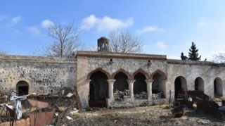 Pənahəli xanın sarayı erməni vandalizminə məruz qalıb - FOTO