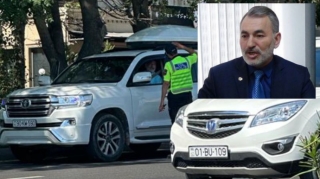 Nemət Pənahlını yol polisi saxladı: Mübahisə yaşandı - VİDEO, FOTOLAR 