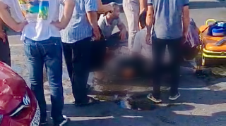 Novxanıda qadın sürücü yolu keçən piyadaları vurdu    - VİDEO