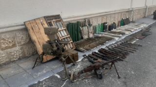 Füzulidə xeyli sayda silah-sursat aşkarlanıb - FOTO