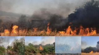 Xocalıya qonaq getdi, yanğına səbəb oldu - FOTO