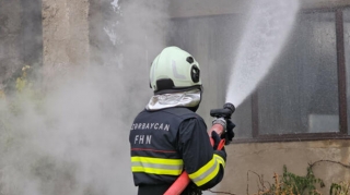 Lerikdə məktəbdə yanğın oldu 