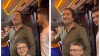 Mahsun Kırmızıgül avtobusda sərnişinlərə mini konsert verdi - VİDEO 