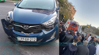 Bakıda ağır qəza:  İki nəfər xəsarət alıb  - FOTO