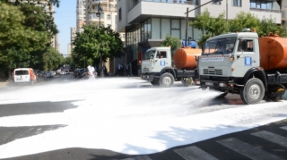 Bu gün Bakıda 546 küçə  dezinfeksiya edilib