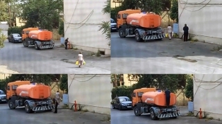 Жажда наживы:  в Баку продают воду из пожарных гидрантов  - ВИДЕО