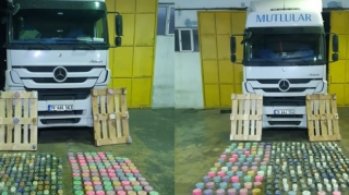 Türkiyədən Naxçıvana gələn maşınlarda 200 kilodan çox heroin tapıldı - FOTO 