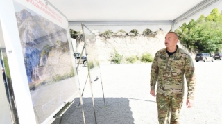 Kəlbəcərlə Laçını birləşdirən yeni yol çəkilir