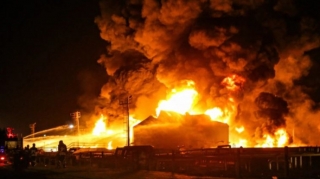 İranda zavodda güclü partlayış olub  - VİDEO