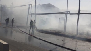 Binəqədidəki yanğın bir qrup abonenti qazsız qoydu - FOTO 