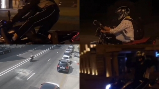 Motosikletlə avtoxuliqanlıq edən qadın sürücü HƏBS EDİLDİ - 15 GÜN  - VİDEO