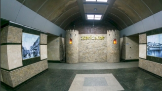 Bakı metrosunda təhlükəli anlar - FOTO 