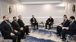 İlham Əliyevin Antalyada Əhməd əş-Şaraa ilə görüşü olub - FOTO 