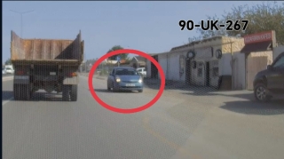 Bakı-Şamaxı yolunun əksinə gedən "Prius" sürücüsü 150 manatlıq qayda pozdu - VİDEO