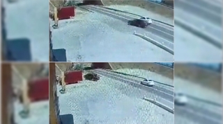 Qayda pozan sürücülərdən biri qəza törətdi, digəri isə aradan çıxdı   - VİDEO