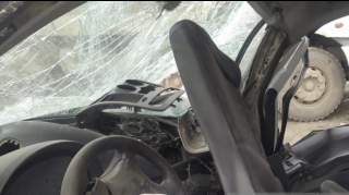 Zaqatalada minik avtomobilləri toqquşub, xəsarət alanlar var 