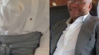 Şəxsi təyyarəsində çəkilmiş yeni  - VİDEO