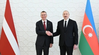 Edqars Rinkeviçs İlham Əliyevə təşəkkür etdi - FOTO 