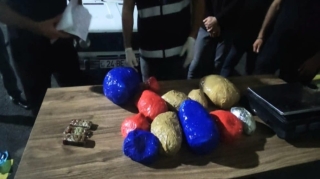 Biləsuvarda avtomobildə külli miqdarda narkotik aşkarlanıb   - FOTO