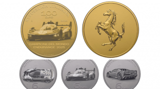 Avtomobil mövzusunda qeyri-adi nominallı sikkə - FOTO