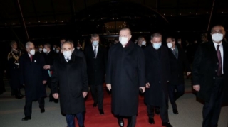 Rəcəb Tayyib Ərdoğanın Bakıya səfəri başa çatıb