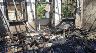 Qusarda ev yanıb, 40 yaşlı kişi yanaraq ölüb 