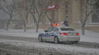 Yol Polisi hava şəraiti ilə bağlı sürücülərə müraciət etdi - FOTO