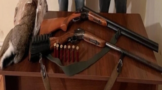 Qanunsuz ov edənlərdən 2 ov tüfəngi götürülüb - FOTO 