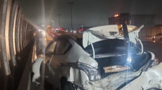 Bakıda “Khazar” “Nissan”a çırpıldı, bir nəfər... - FOTO 