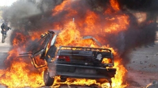 Biləsuvarda "QAZ" yanıb