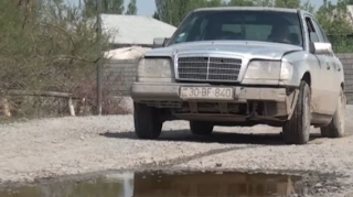 İmişlinin Oruclu kəndində yol problemi - VİDEO 