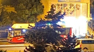 “Bakı Bus” avtobusu “Prius”la toqquşdu, dava düşdü  