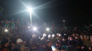 Şəhid Elçin Əliyevin nəşi doğulduğu Şirvan şəhərinə gətirilib   - FOTO