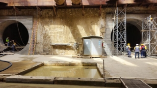Metronun növbəti stansiyasının tikintisindən FOTOLAR 