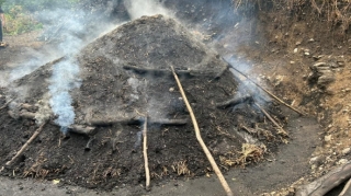 İsmayıllıda qanunsuz kömür istehsalı ilə məşğul olanlar cərimələnib - FOTO   - VİDEO