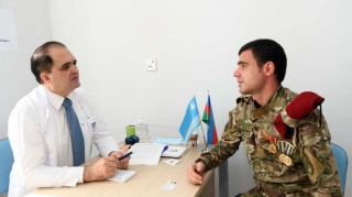 Lənkəranda şəhid və qazi ailələrinin üzvləri üçün tibbi-sosial aksiya keçirilir  - FOTO