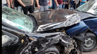 Gəncədə zəncirvari qəza oldu