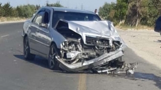 Ağdamda ağır yol qəzası olub, ölən və yaralanan var 