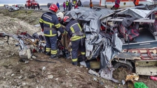 Rusiyada mikroavtobus qəzaya düşdü: 5 nəfər öldü 