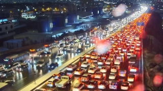 Bu yollarda tıxac var - SİYAHI - FOTO 