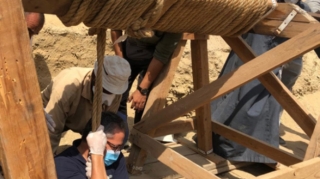 Arxeoloqlar Qədim Misir fironlarına aid 13 sarkofaq aşkar ediblər - FOTO