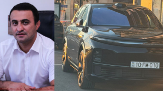 Fərid Mansurov maşını əks istiqamətdə saxladı - 10-FM-010  - VİDEO