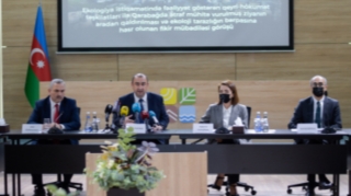 Qarabağda ətraf mühitə vurulmuş zərərin aradan qaldırılması və ekoloji tarazlığın bərpası müzakirə edilib - FOTO 