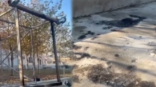 Ofisiantların öldüyü yerdən görüntülər - VİDEO