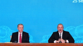 Prezident İlham Əliyev və Prezident Rəcəb Tayyib Ərdoğan mətbuata bəyanatlarla çıxış ediblər - FOTO 